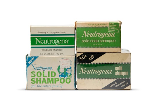 Neutrogena solid shampoo from the 1980s