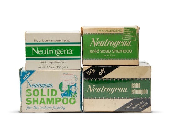 Neutrogena solid shampoo from the 1980s