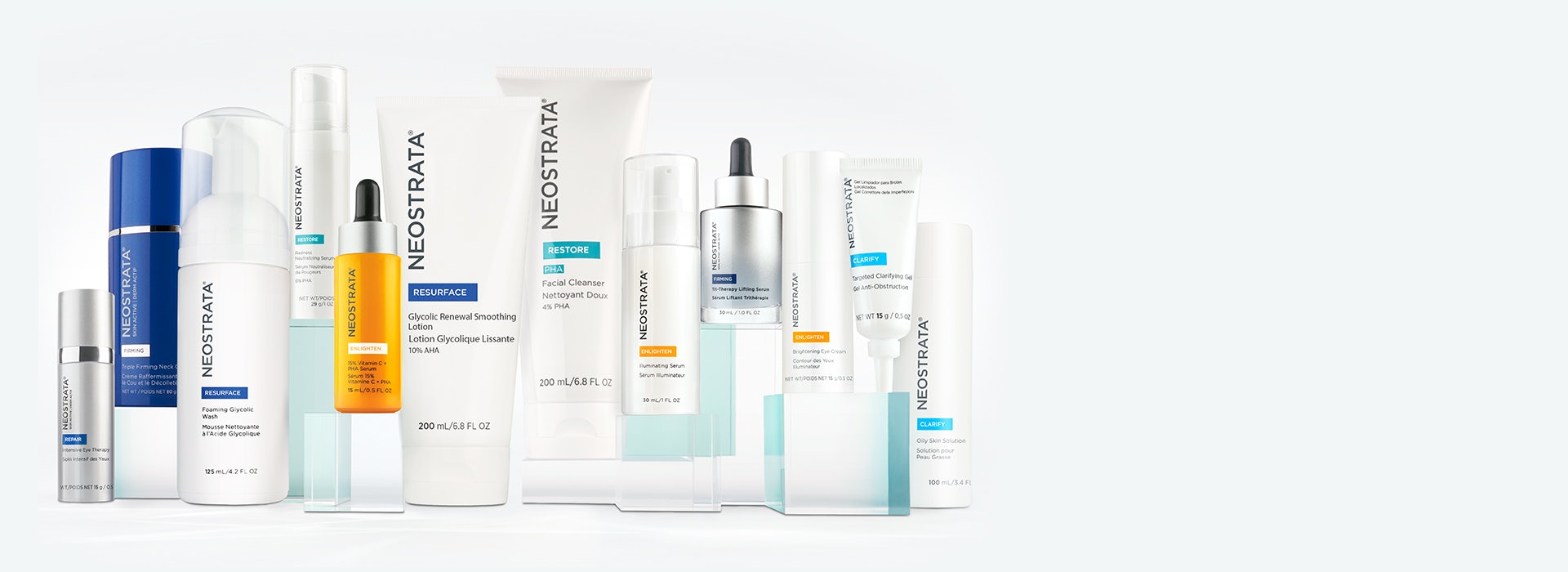 Skin Care Product Types Banner